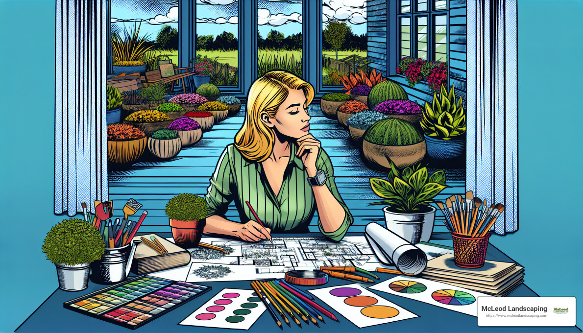 designer at work - what does a landscape designer do