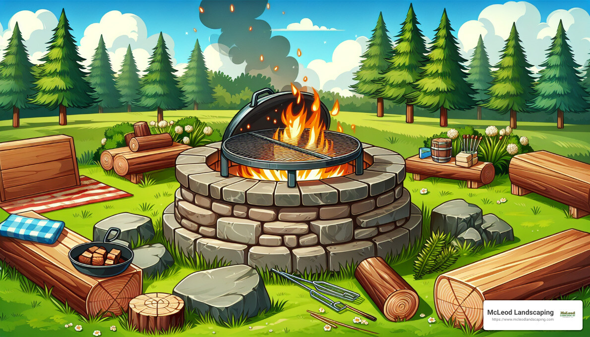 cowboy cauldron - outdoor cooking firepit