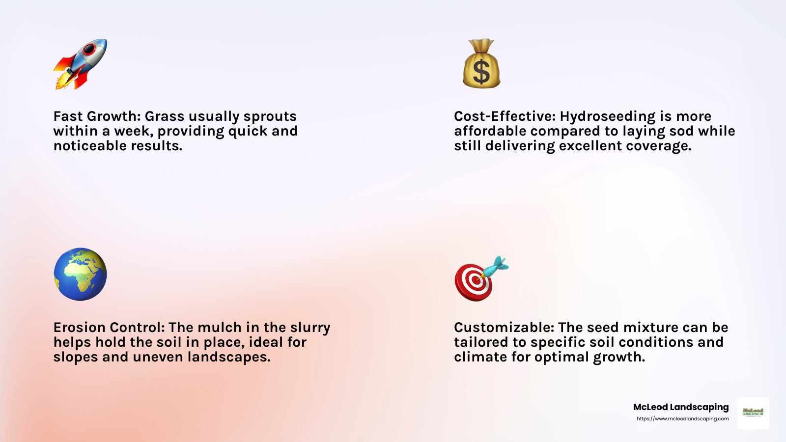 Hydroseeding Process Infographic - Hydroseeding Services Near Me infographic 4_facts_emoji_light-gradient
