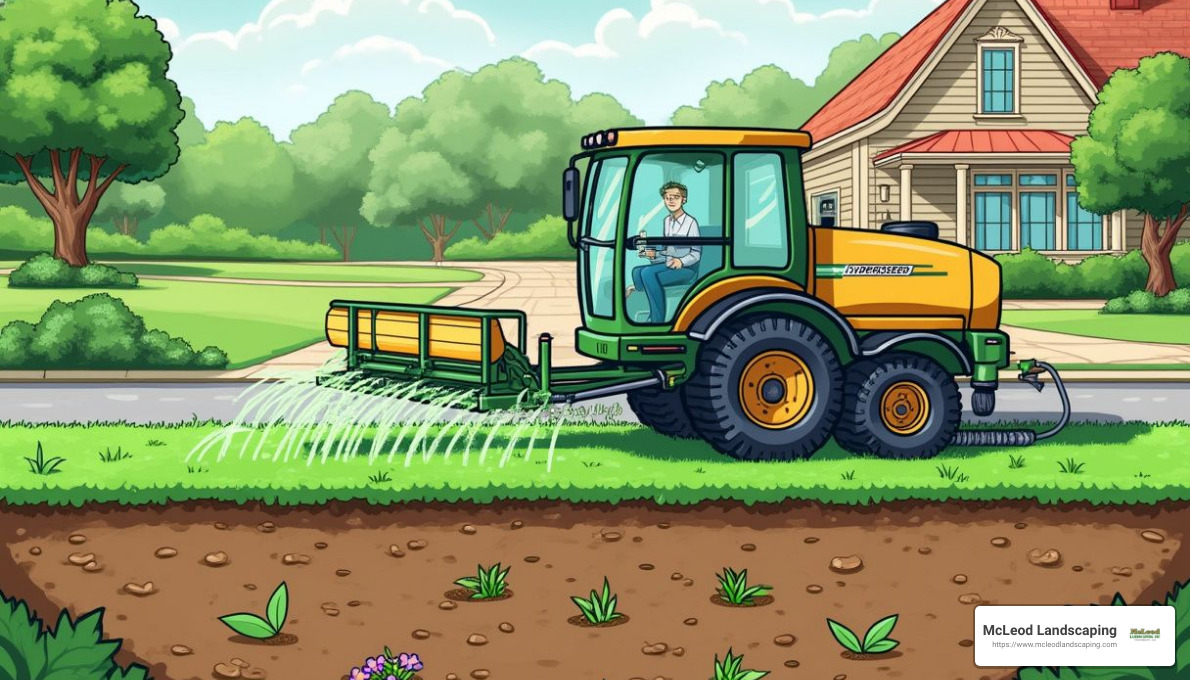 Hydroseeding Process Overview - professional spray grass seed