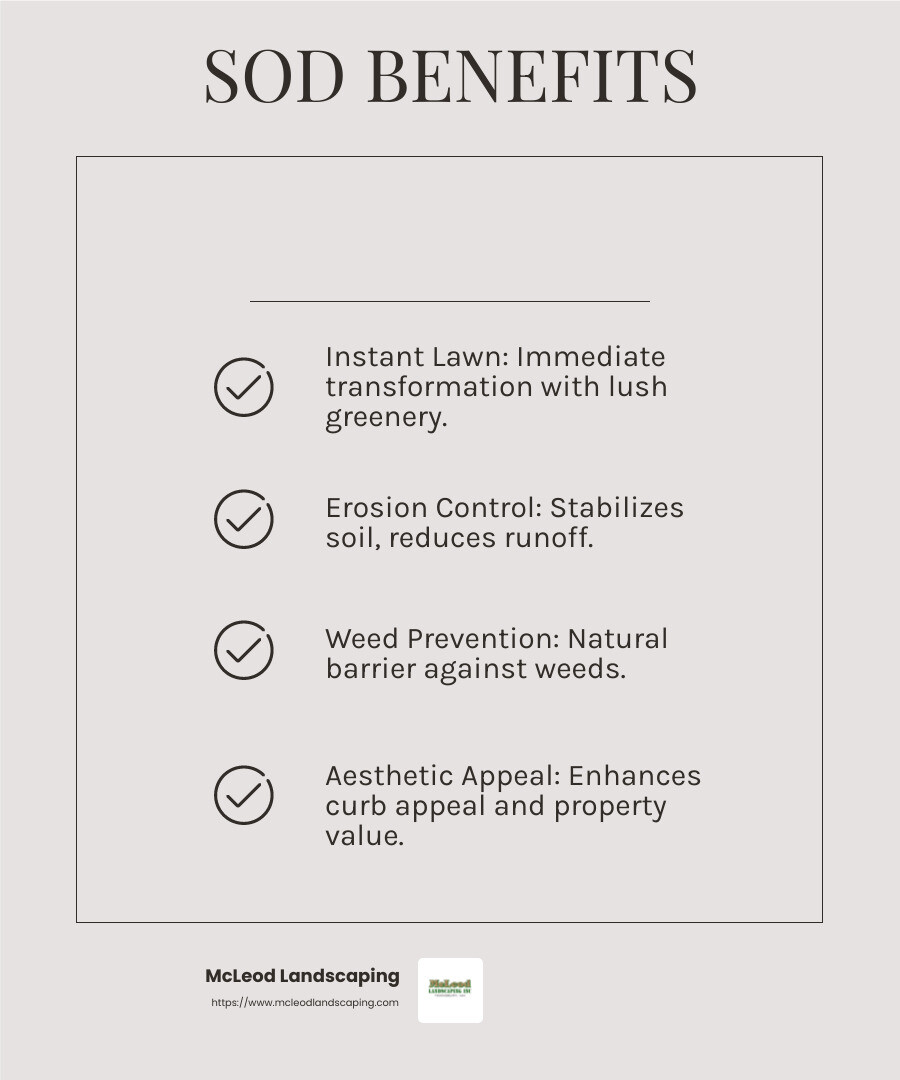 Benefits of Sod Installation - residential sod installation infographic checklist-light-beige