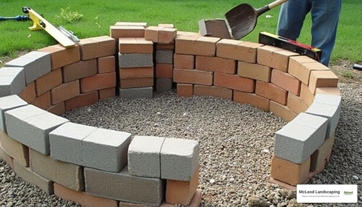 DIY Fire Pit Construction - custom fire pit ideas