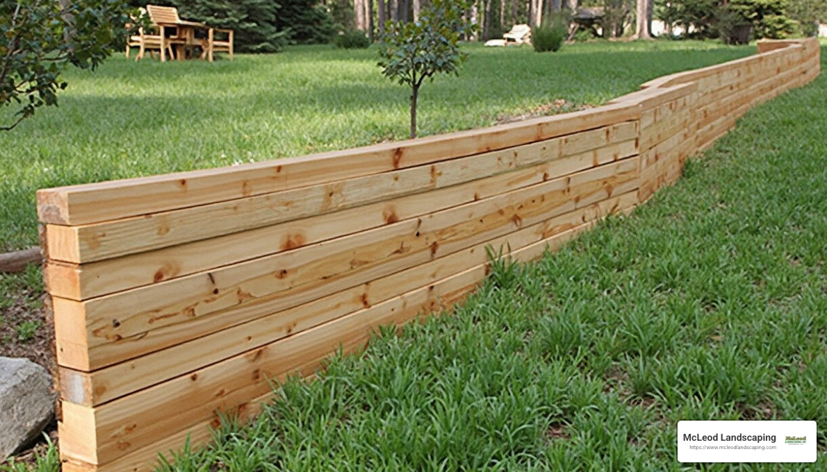 Deadman and Tieback Reinforcement Diagram - how do i build a retaining wall with landscape timbers