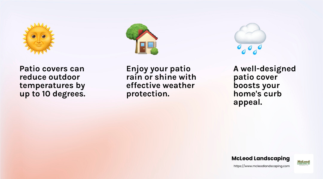 Benefits of Patio Covers - patio cover contractors near me infographic 3_facts_emoji_light-gradient
