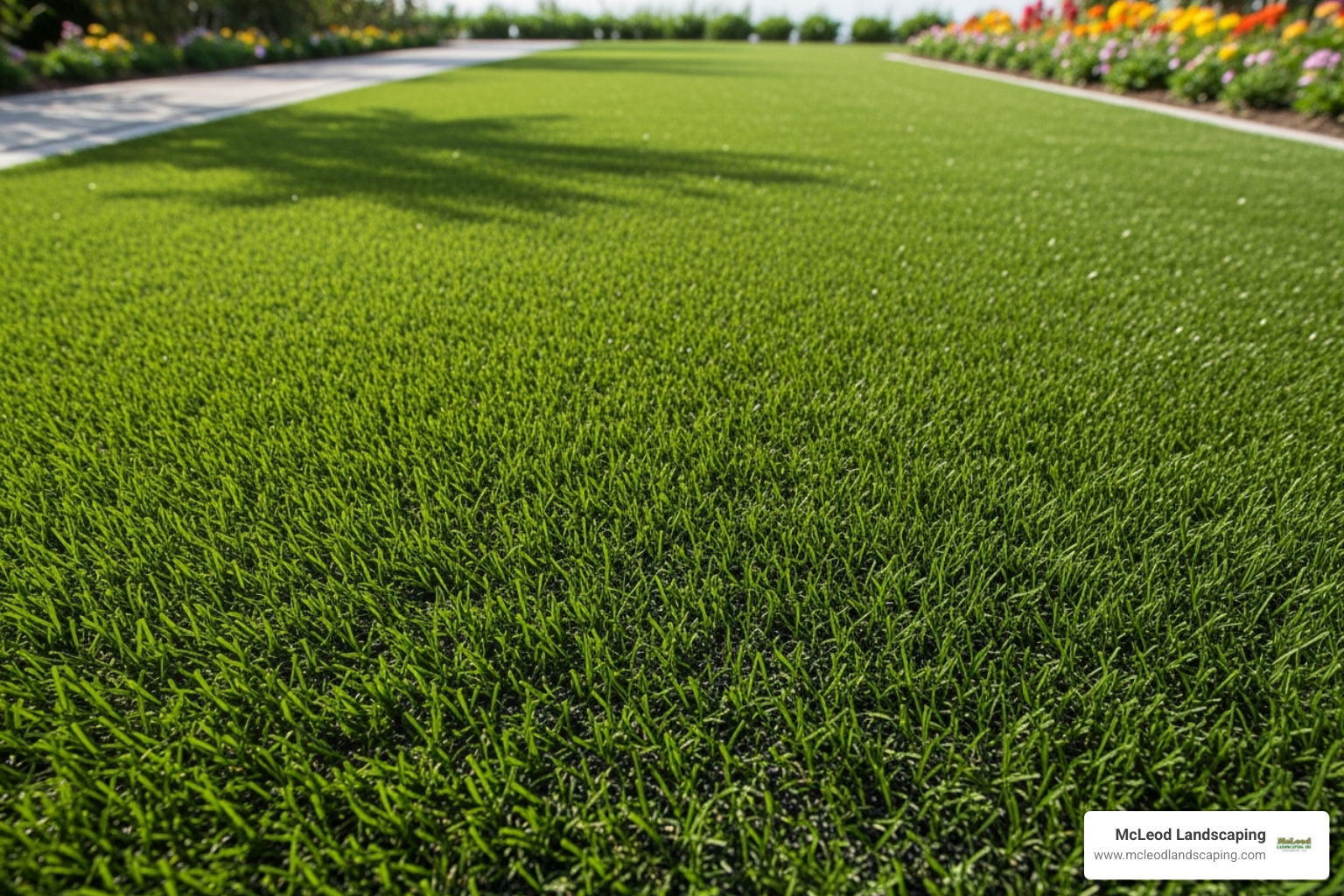 pristine artificial turf lawn - lawn installation price