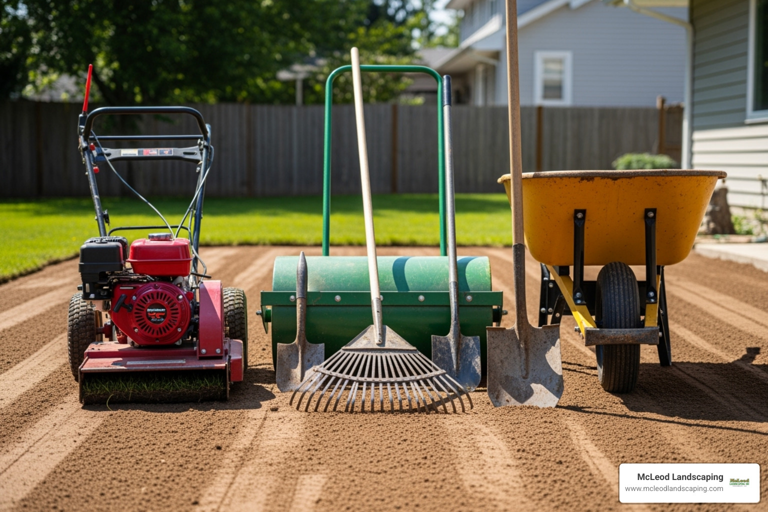 sod installation tools - installing new grass sod