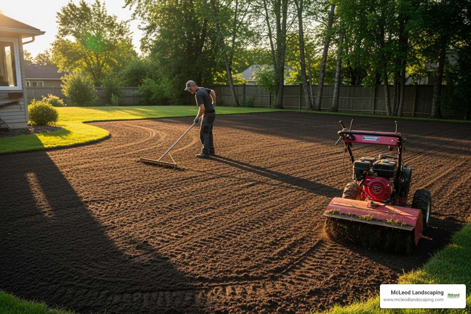 Soil preparation for sod installation - installing zoysia sod