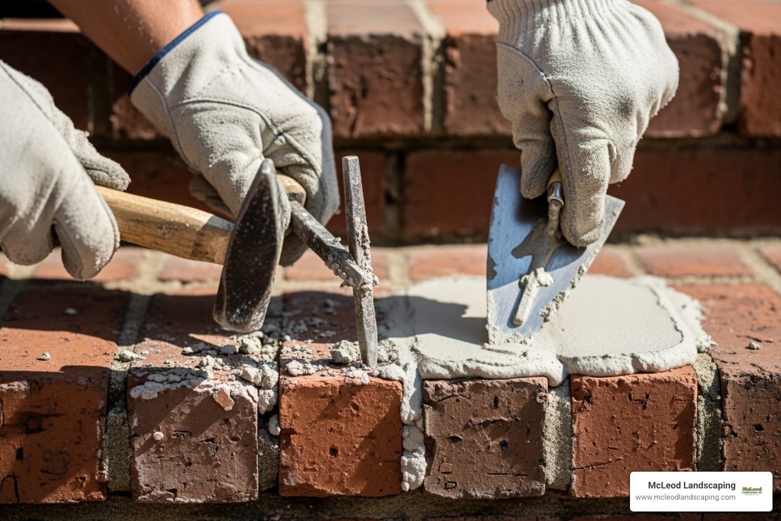 McLeod Landscaping Mortar Makeover: How to Repoint Your Brick Stairs Like a Pro